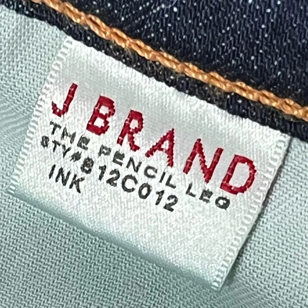 J BRAND Pencil Leg Ink Skinny Jean Dark Wash Sz 24  S XS - Picture 8 of 13